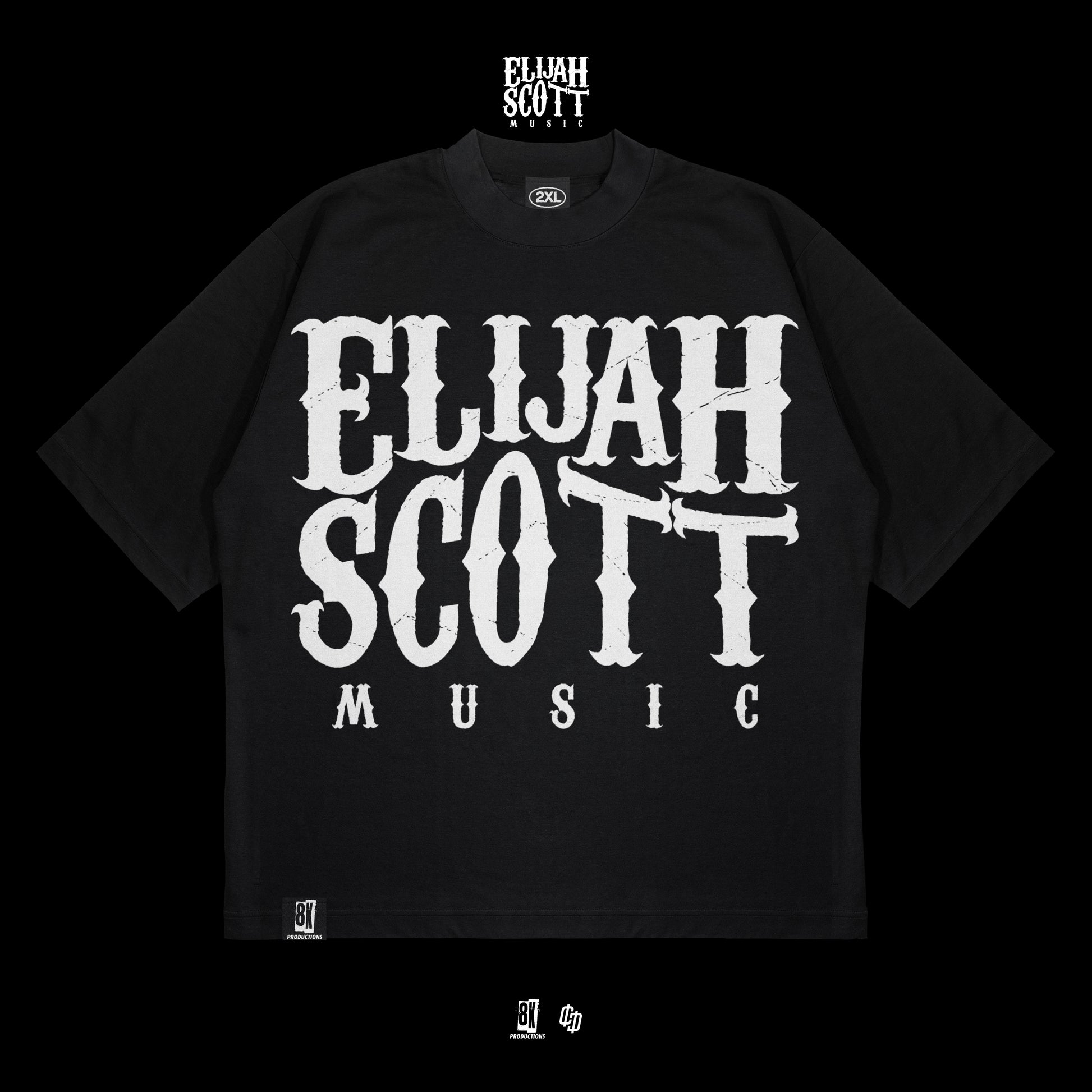 'Elijah Scott' Black Tee